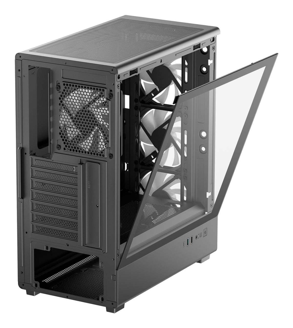 DeepCool CC550 4F Midi Tower Schwarz
