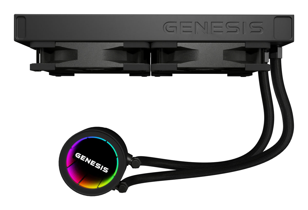 GENESIS NLG-2318 Computerkühlsystem Prozessor All-in-One-Flüssigkeitskühler Schwarz