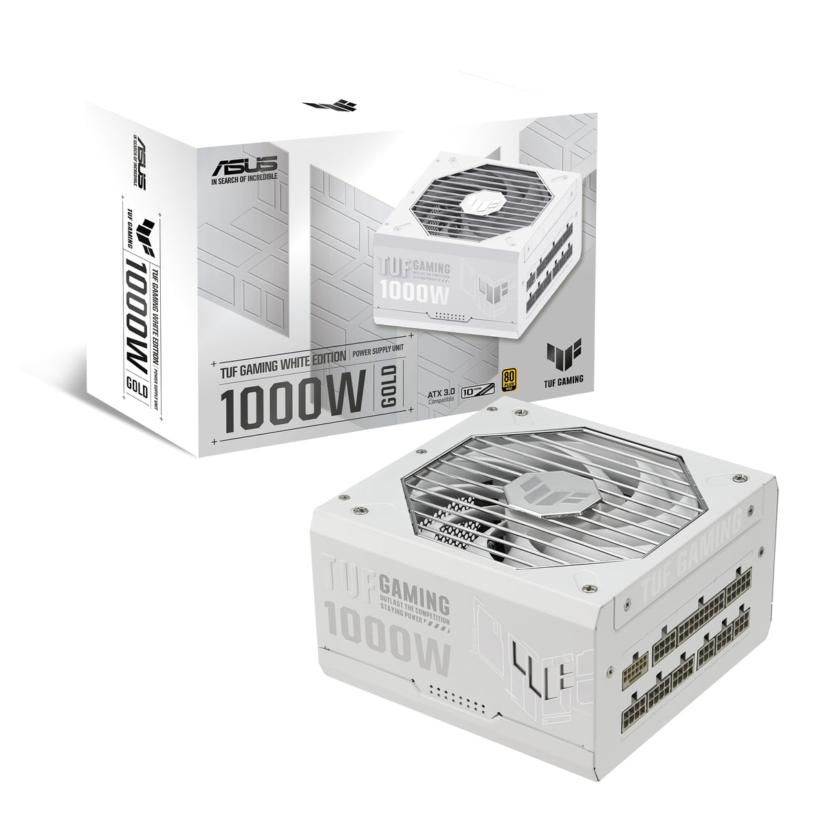 ASUS TUF Gaming 1000W Gold White Edition Netzteil 20+4 pin ATX ATX Weiß