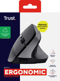 Trust Bayo II Maus Medizinisch rechts RF Wireless Optisch 2400 DPI