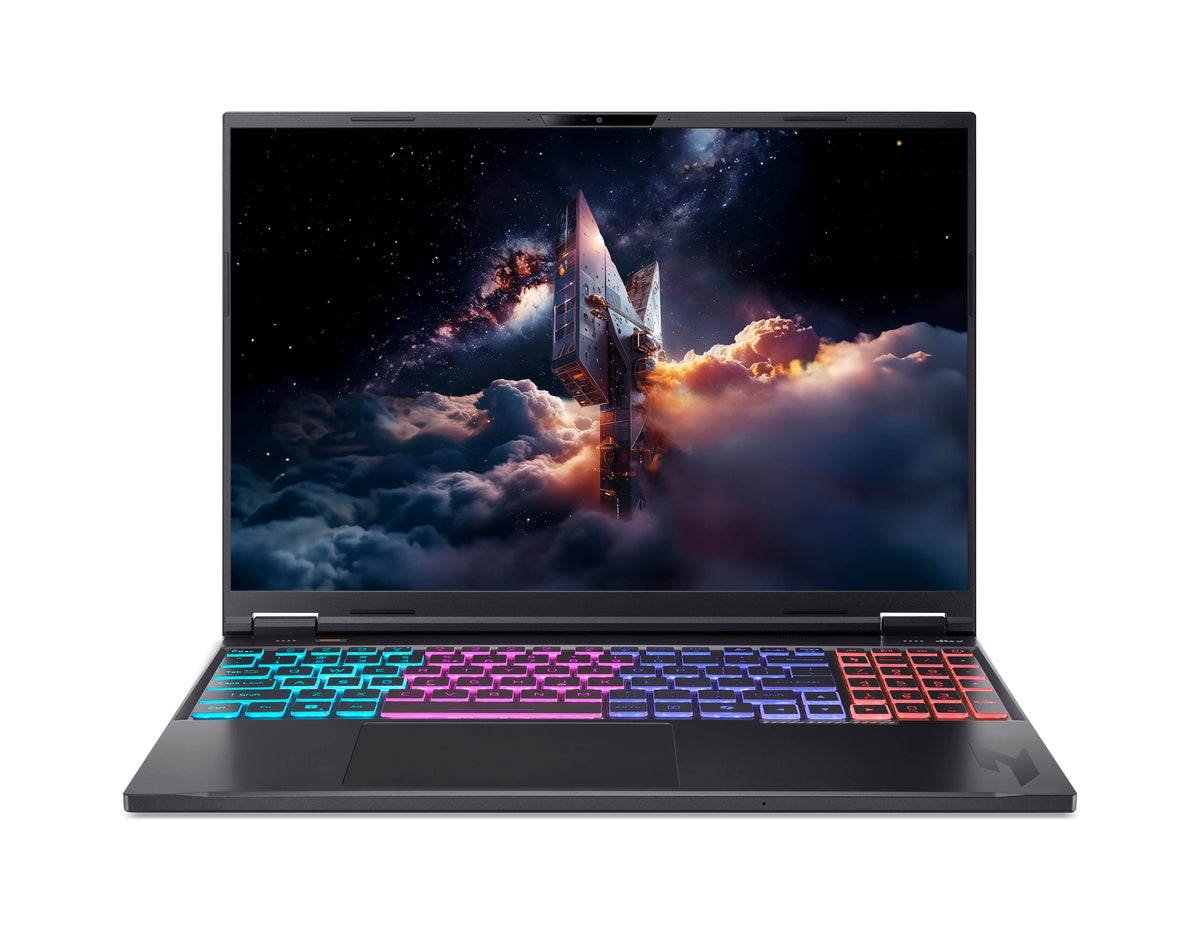 Acer Nitro 16 AN16-A91-R48M AMD Ryzen™ 9 9955HX3D Laptop 40,6 cm (16") WQXGA 16 GB DDR5-SDRAM 1 TB SSD NVIDIA GeForce RTX 5070 Ti Wi-Fi 6E (802.11ax) Windows 11 Home Schwarz