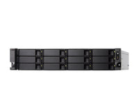 QNAP TS-H1886XU-RP-R2 NAS Rack (3U) Intel® Xeon® D D-1622 16 GB DDR4 0 TB QuTS hero Schwarz, Grau
