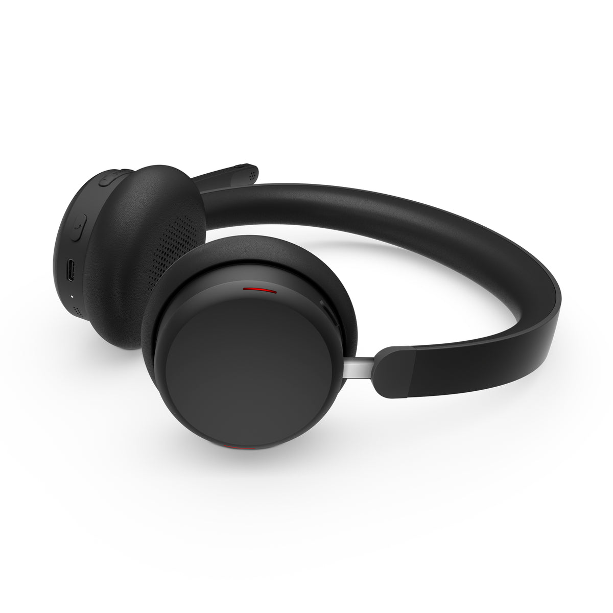 Lenovo 6550 Kopfhörer Kabellos Kopfband Büro/Callcenter USB Typ-C Bluetooth Schwarz