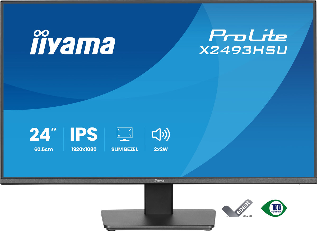 iiyama ProLite X2493HSU-B1 Computerbildschirm 60,5 cm (23.8") 1920 x 1080 Pixel Full HD LED Schwarz