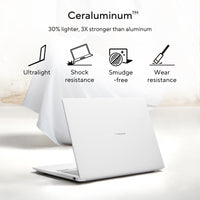ASUS Zenbook S14 UX5406AA-SU173W Copilot+ PC Intel Core Ultra 9 386H Laptop 35,6 cm (14") Touchscreen 3K 32 GB LPDDR5x-SDRAM 1 TB SSD Wi-Fi 7 (802.11be) Windows 11 Home Spanisch Weiß