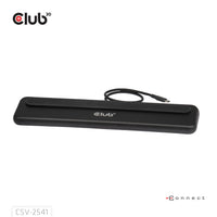 CLUB3D CSV-2541 laptop-dockingstation & portreplikator Andocken USB 3.2 Gen 1 (3.1 Gen 1) Type-C Schwarz