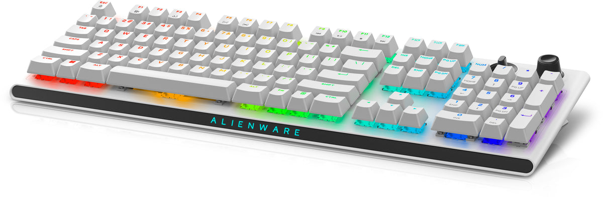 Alienware Tri-Mode AW920K Tastatur Gaming USB + RF Wireless + Bluetooth Weiß