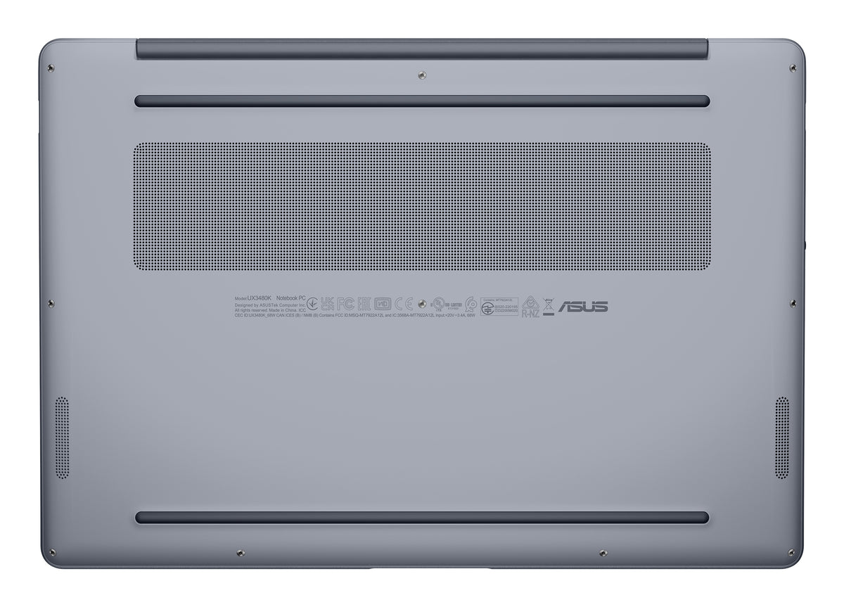 ASUS Zenbook 14 UX3480KA-U1005W Copilot+ PC AMD Ryzen AI 7 345 Laptop 35.6 cm (14") WUXGA 16 GB LPDDR5x-SDRAM 512 GB SSD Wi-Fi 6E (802.11ax) Windows 11 Home Blue
