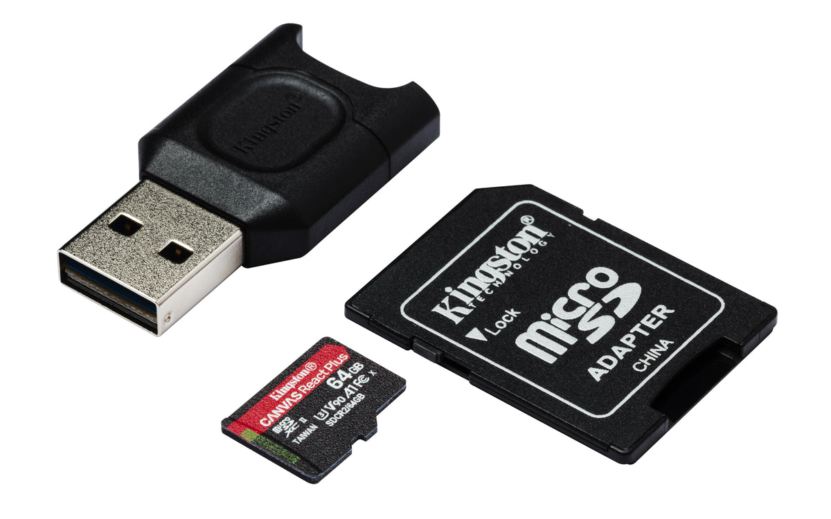 Kingston Technology Canvas React Plus 64 GB MicroSD UHS-II Klasse 10