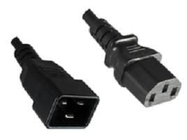 Microconnect PE030620 Stromkabel Schwarz 2 m C13-Koppler C20-Koppler