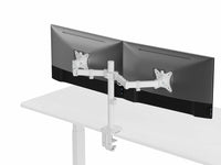 Equip 17"-32" Gelenk-Dual-Monitor-Tischhalterung, Weiß