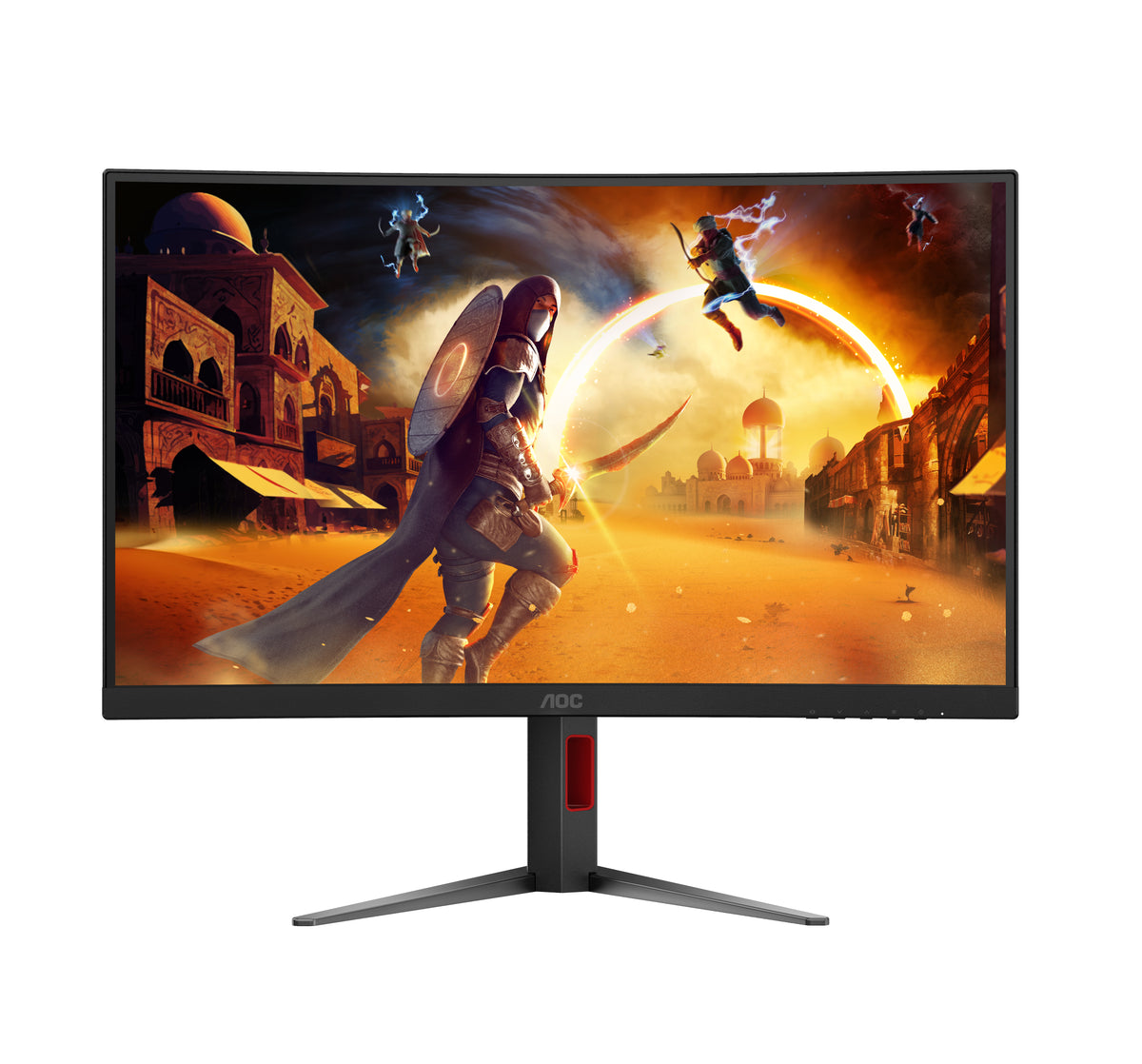 AOC G4 CQ27G4Z2AD Computerbildschirm 68,6 cm (27") 2560 x 1440 Pixel Schwarz, Rot