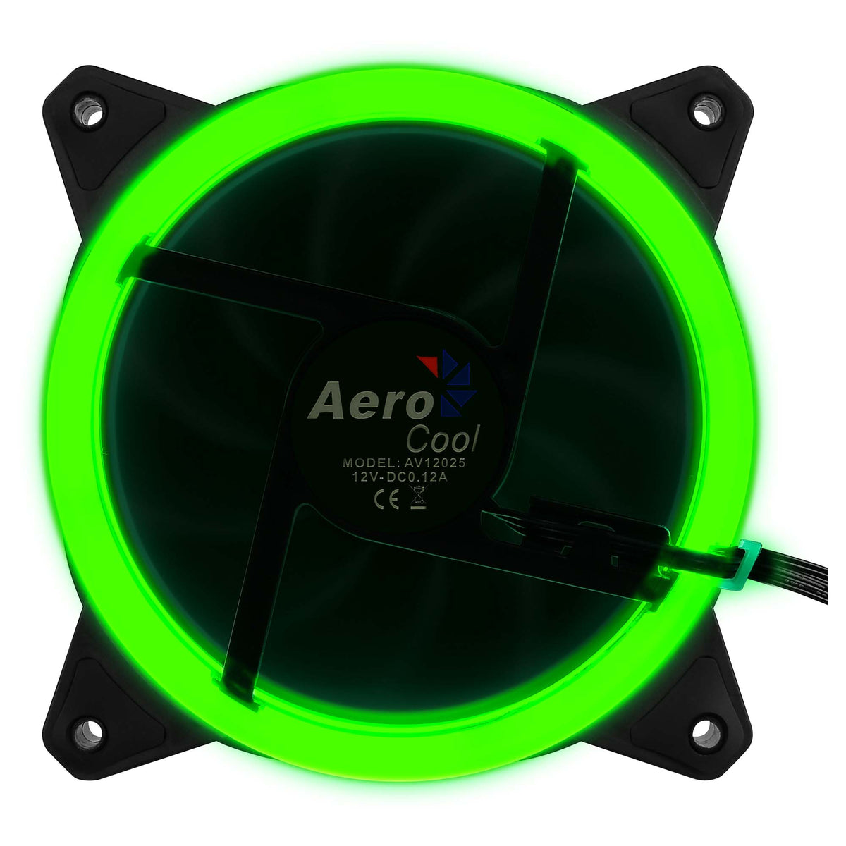 Aerocool Rev RGB Computergehäuse Ventilator 12 cm Schwarz