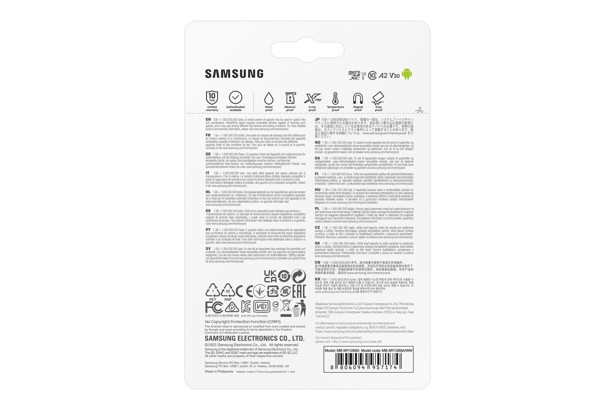 Samsung MB-MY128S 128 GB MicroSDXC UHS-I
