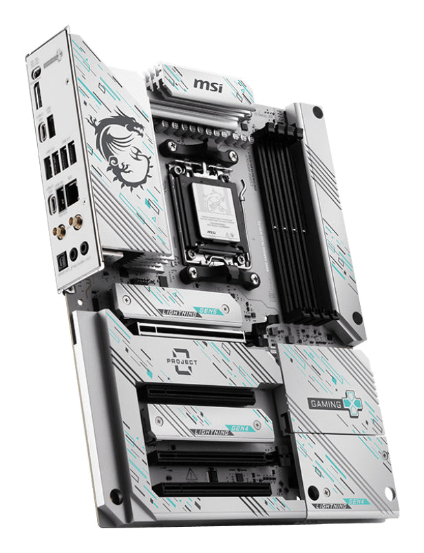 MSI B850 GAMING PLUS WIFI PZ Motherboard AMD B850 Sockel AM5 ATX