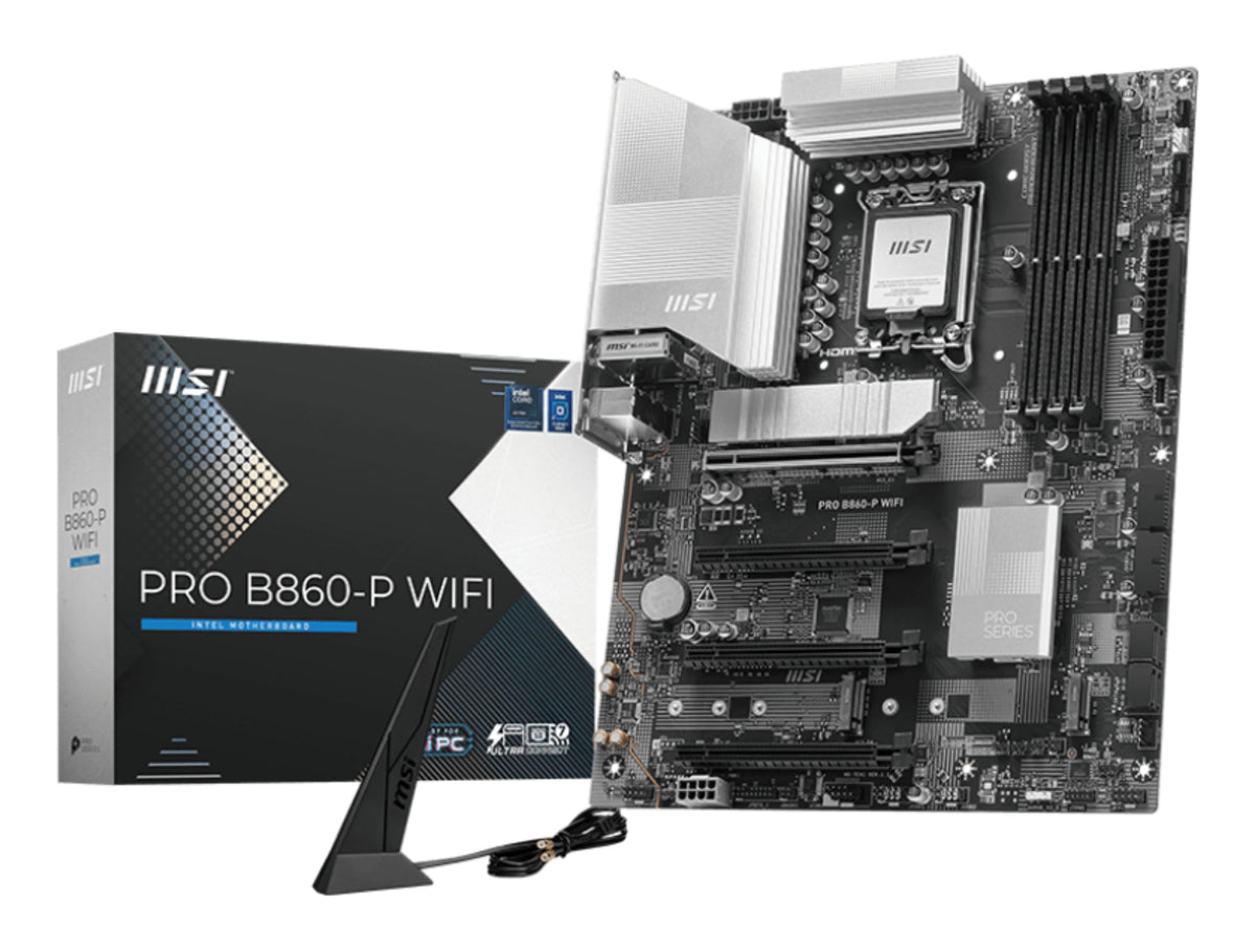 MSI PRO B860-P WIFI Motherboard Intel B860 LGA 1851 (Socket V1) ATX
