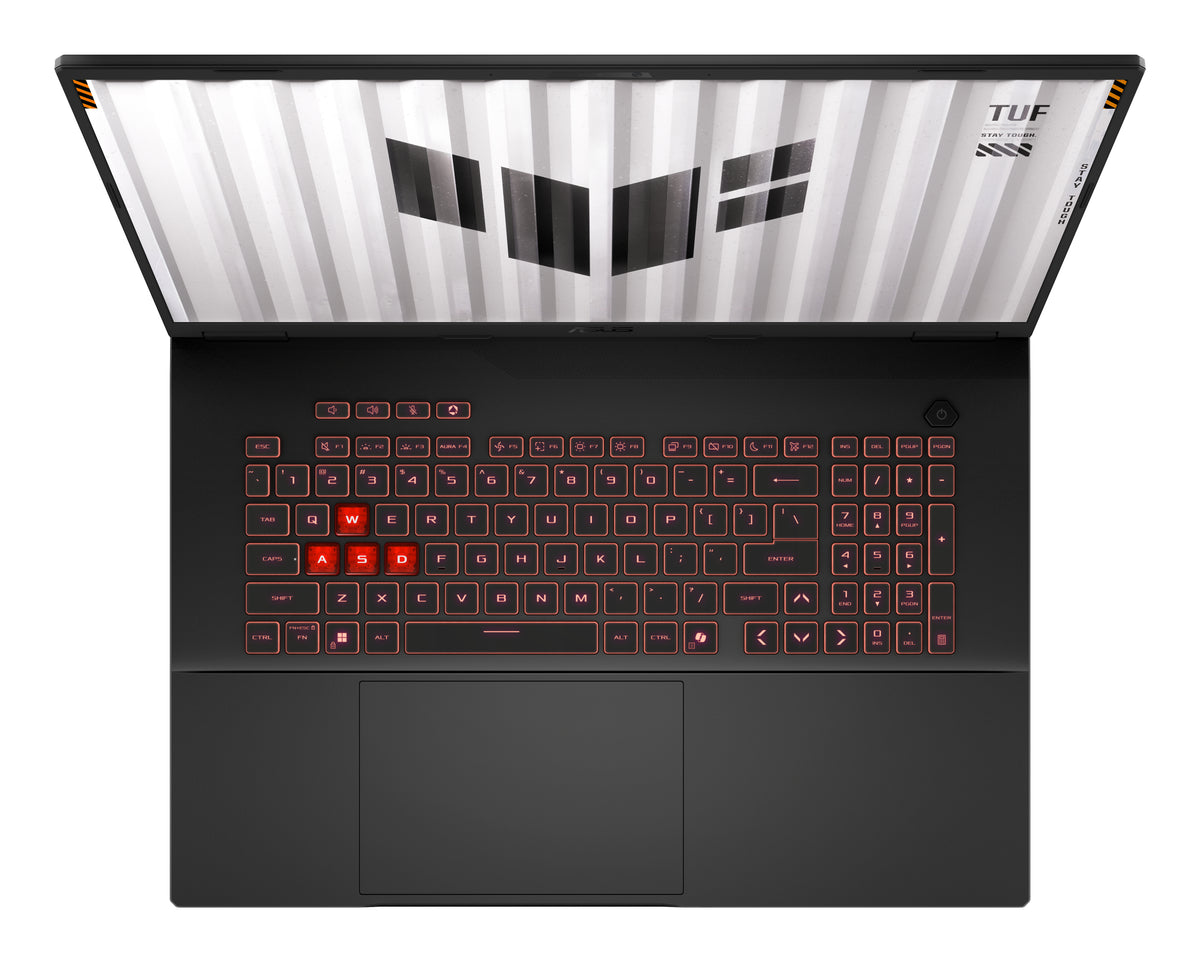 ASUS TUF Gaming A18 FA808UM-S8012W AMD Ryzen™ 7 260 Laptop 45,7 cm (18") WUXGA 16 GB DDR5-SDRAM 1 TB SSD NVIDIA GeForce RTX 5060 Wi-Fi 6E (802.11ax) Windows 11 Home Grau QWERTZ Deutsch