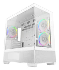 DeepCool CG380 3F WH Midi Tower Weiß