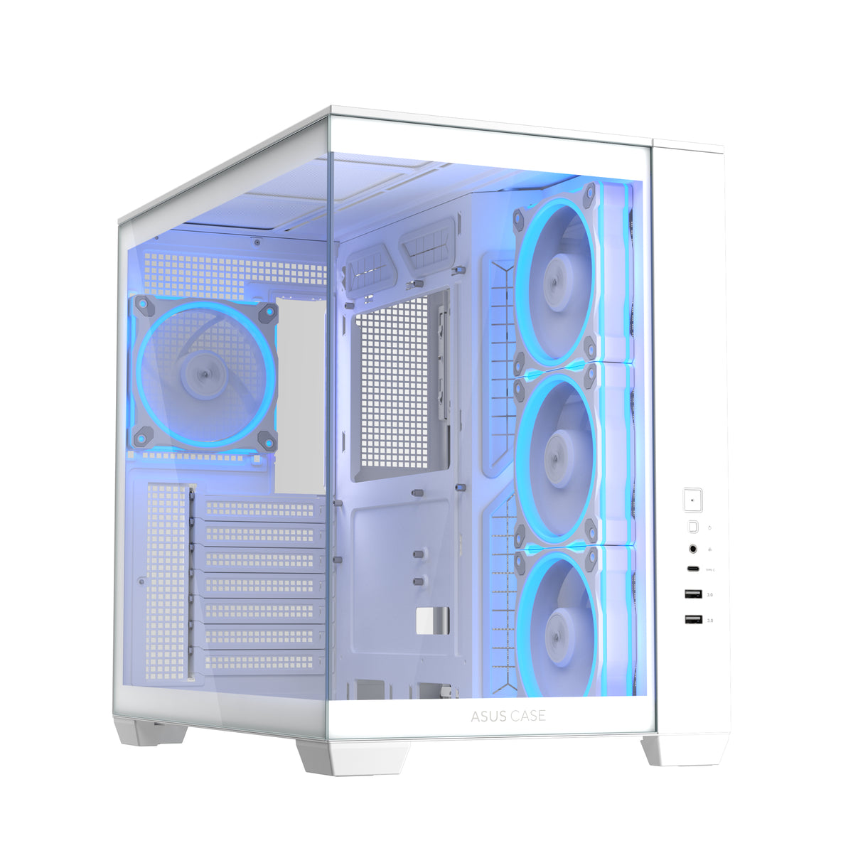 ASUS A32 Plus TG ARGB White Midi Tower Weiß