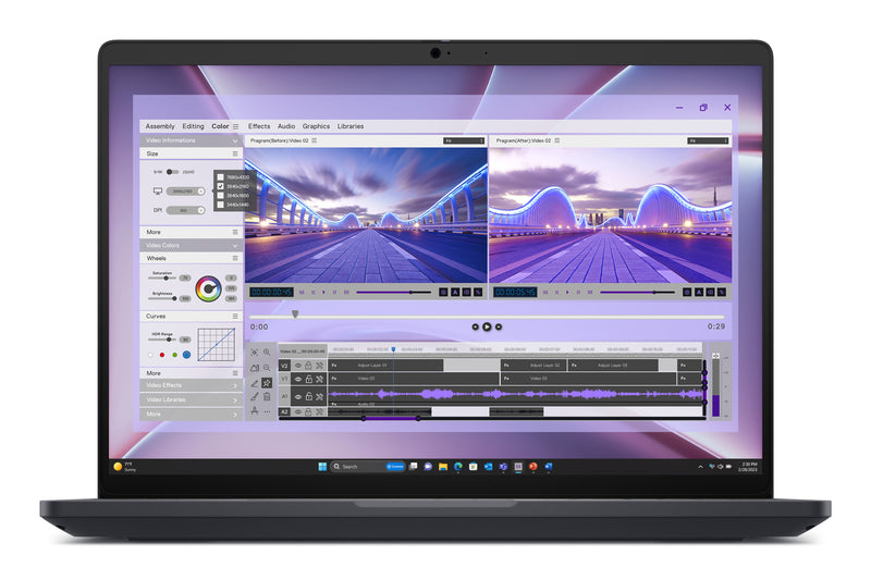DELL Pro Max 16 MC16250 Intel Core Ultra 7 265H Mobiler Arbeitsplatz 40,6 cm (16") Full HD+ 32 GB DDR5-SDRAM 1 TB SSD NVIDIA RTX PRO 2000 Blackwell Wi-Fi 7 (802.11be) Windows 11 Pro Deutsch Schwarz