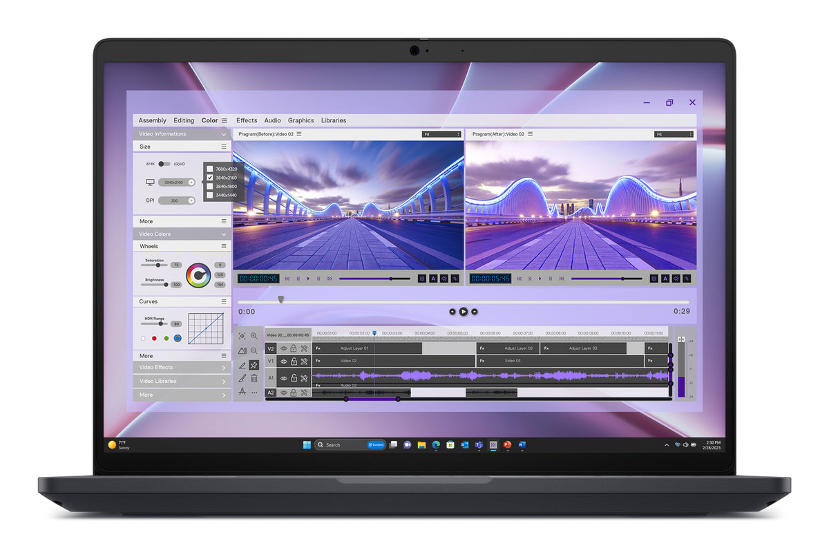 DELL Pro Max 16 MC16250 Intel Core Ultra 7 265H Mobiler Arbeitsplatz 40,6 cm (16") Full HD+ 16 GB DDR5-SDRAM 512 GB SSD NVIDIA RTX PRO 500 Blackwell Wi-Fi 7 (802.11be) Windows 11 Pro Schwarz Deutsch