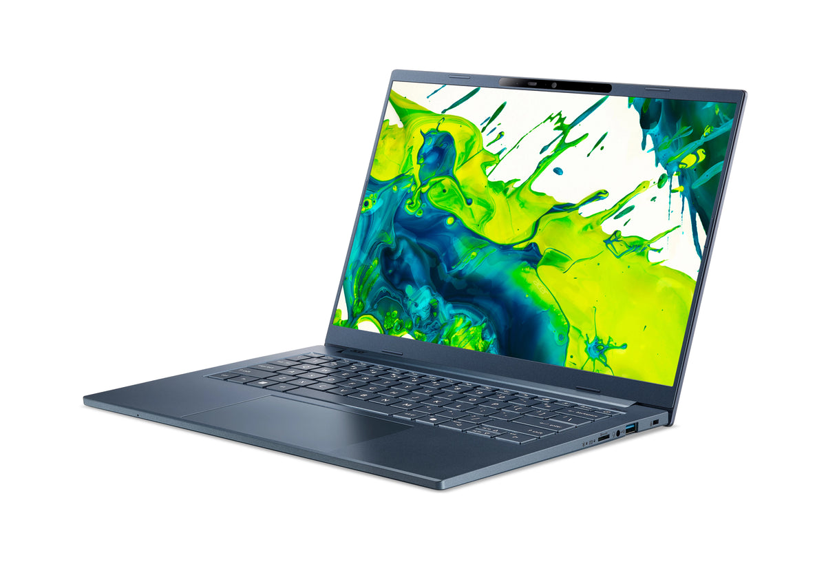 Acer Aspire 14 AI A14-11M-X0Q0 Snapdragon X1-26-100 Laptop 35,6 cm (14") WUXGA 32 GB LPDDR5x-SDRAM 1 TB SSD Wi-Fi 7 (802.11be) Windows 11 Home Blau