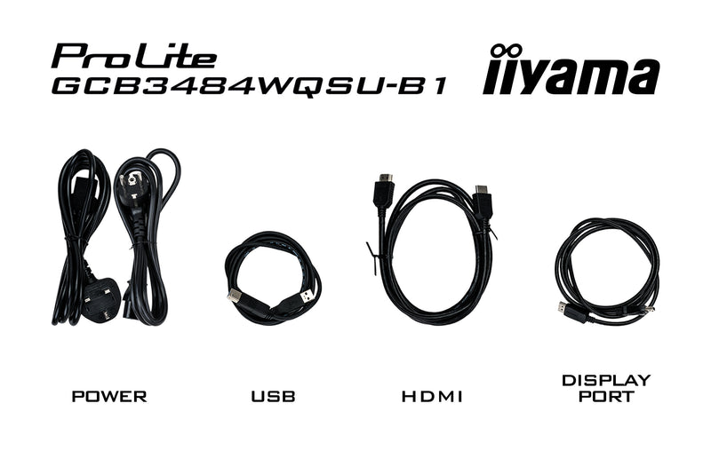 iiyama G-MASTER GCB3484WQSU-B1 Computerbildschirm 86,4 cm (34") 3440 x 1440 Pixel UltraWide Quad HD LED Schwarz