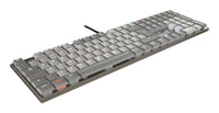 CHERRY KC 500 MX LP Tastatur Heimbüro USB QWERTZ Deutsch Grau