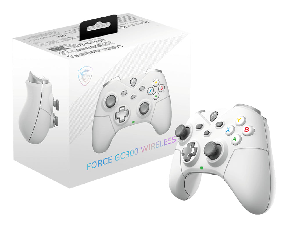 MSI FORCE GC300 WIRELESS WHITE Weiß USB 2.0 Gamepad Analog PC