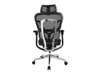 Equip Ergonomischer Premium-Bürostuhl mit Kopfstütze und Armlehnen, Schwarz