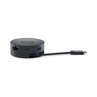 DELL Mobile Adapter DA300 Kabelgebunden USB 3.2 Gen 2 (3.1 Gen 2) Type-C Schwarz