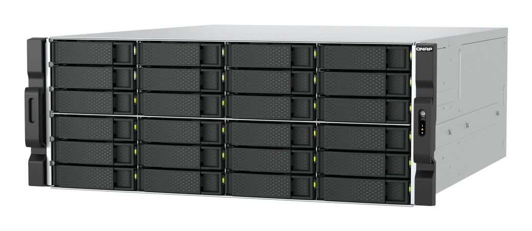 QNAP TS-h2477AXU-RP Speicherserver Rack (4U) AMD Ryzen™ 7 7745 32 GB DDR5 0 TB QNAP QTS Schwarz, Grau