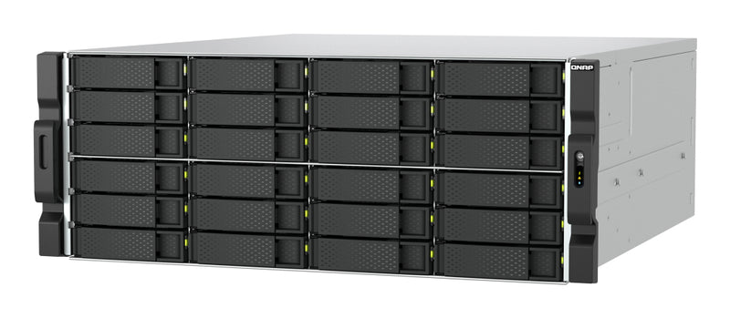 QNAP TS-h2477AXU-RP Speicherserver Rack (4U) AMD Ryzen™ 7 7745 32 GB DDR5 0 TB QNAP QTS Schwarz, Grau
