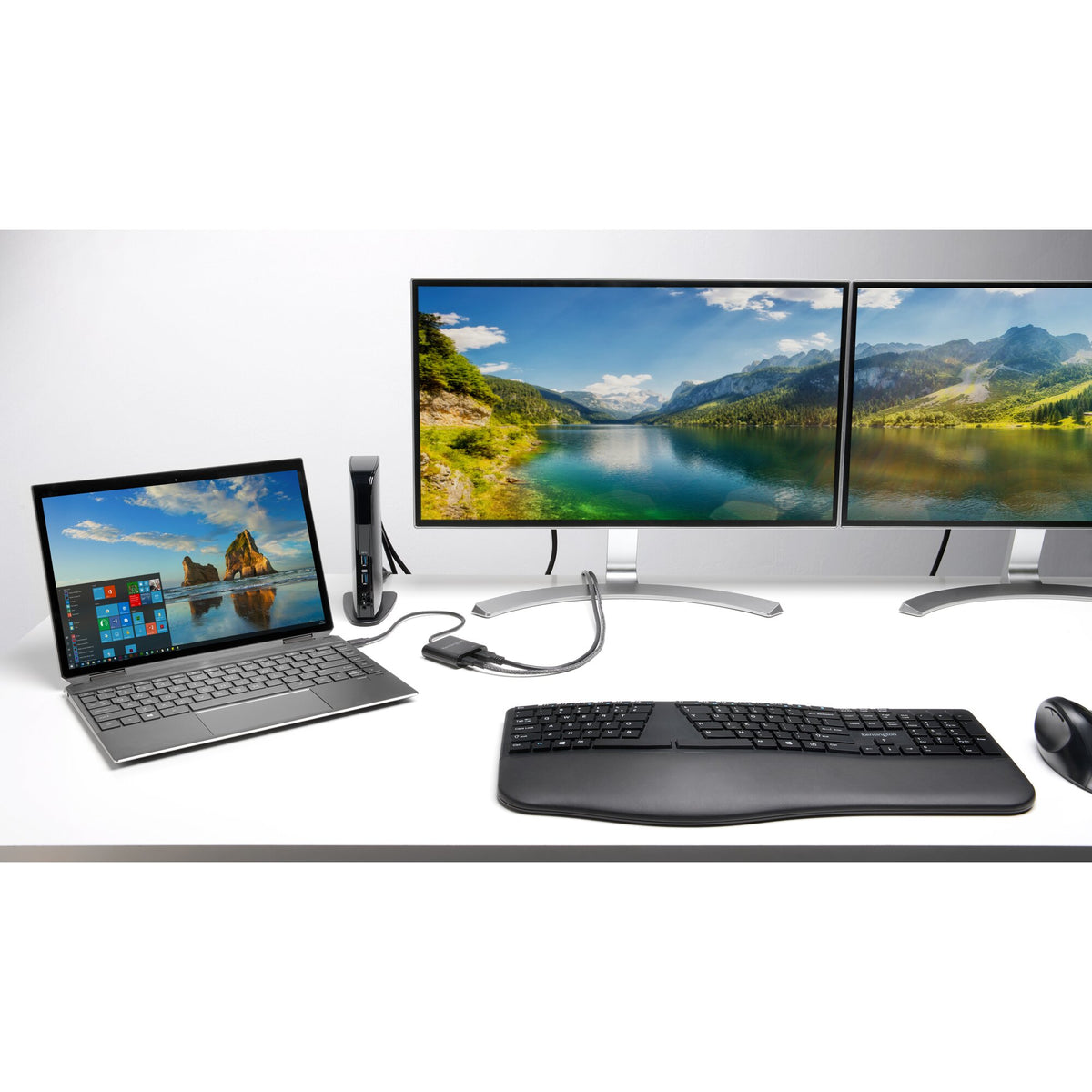 Kensington Pro Fit Ergo-Tastatur, kabellos (schwarz)
