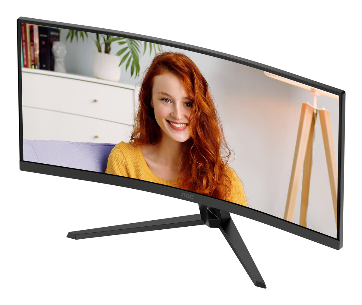 AOC B3 CU34B3E Computerbildschirm 86,4 cm (34") 3440 x 1440 Pixel Wide Quad HD LED Schwarz