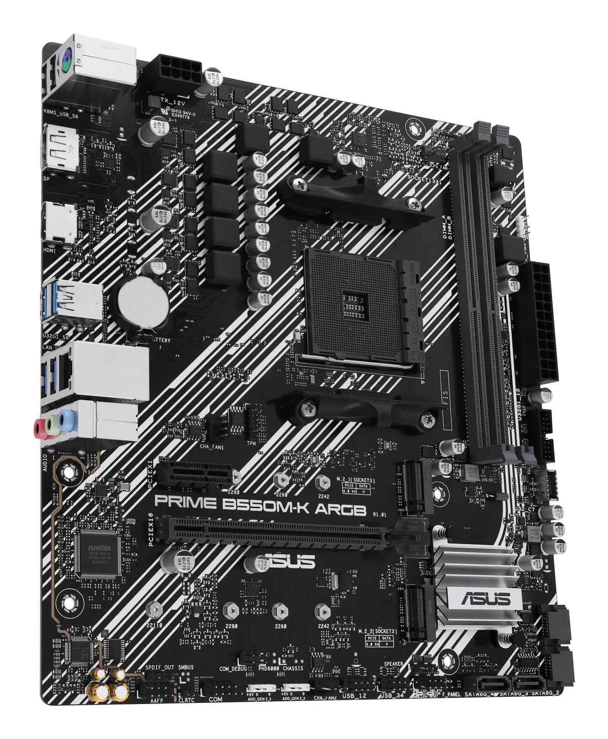 ASUS PRIME B550M-K ARGB AMD B550 Sockel AM4 micro ATX