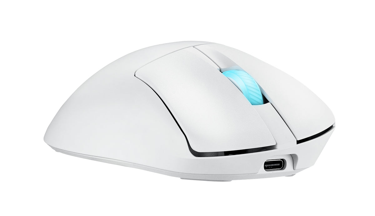 ASUS ROG Keris II Origin WHT Maus Gaming rechts RF Wireless + Bluetooth + USB Type-A Optisch 42000 DPI