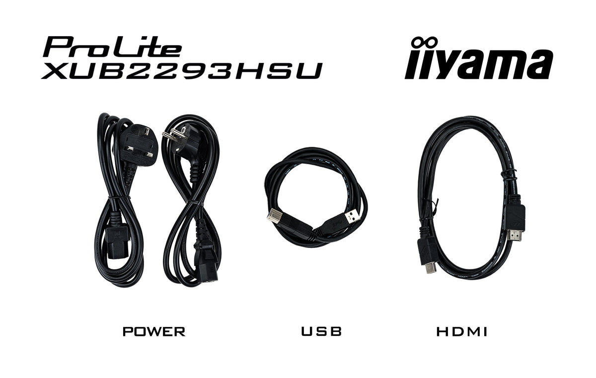 iiyama ProLite XUB2293HSU-B7 Computerbildschirm 54,6 cm (21.5") 1920 x 1080 Pixel Full HD LED Schwarz