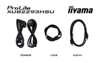 iiyama ProLite XUB2293HSU-B7 Computerbildschirm 54,6 cm (21.5") 1920 x 1080 Pixel Full HD LED Schwarz
