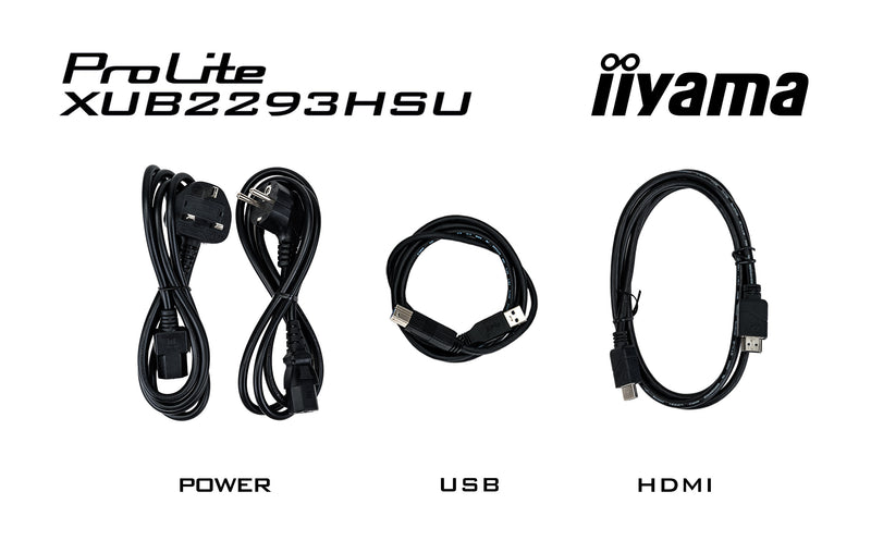 iiyama ProLite XUB2293HSU-B7 Computerbildschirm 54,6 cm (21.5") 1920 x 1080 Pixel Full HD LED Schwarz