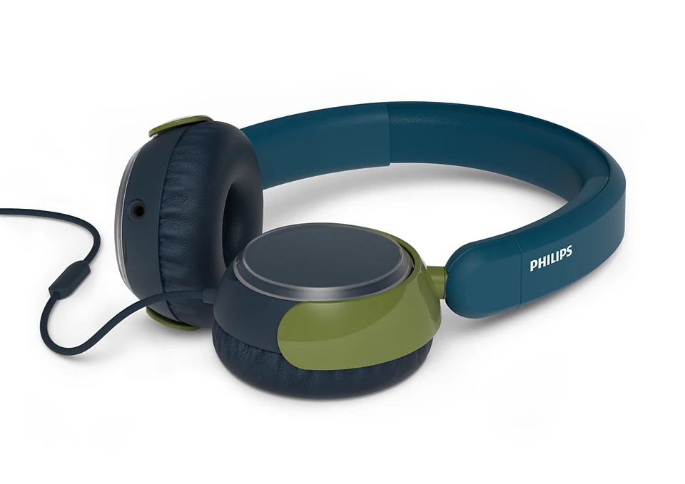Philips 2000 series TAK2000CT/00 Kopfhörer & Headset Kabelgebunden Kopfband Anrufe/Musik USB Typ-C Blau, Grün, Grau