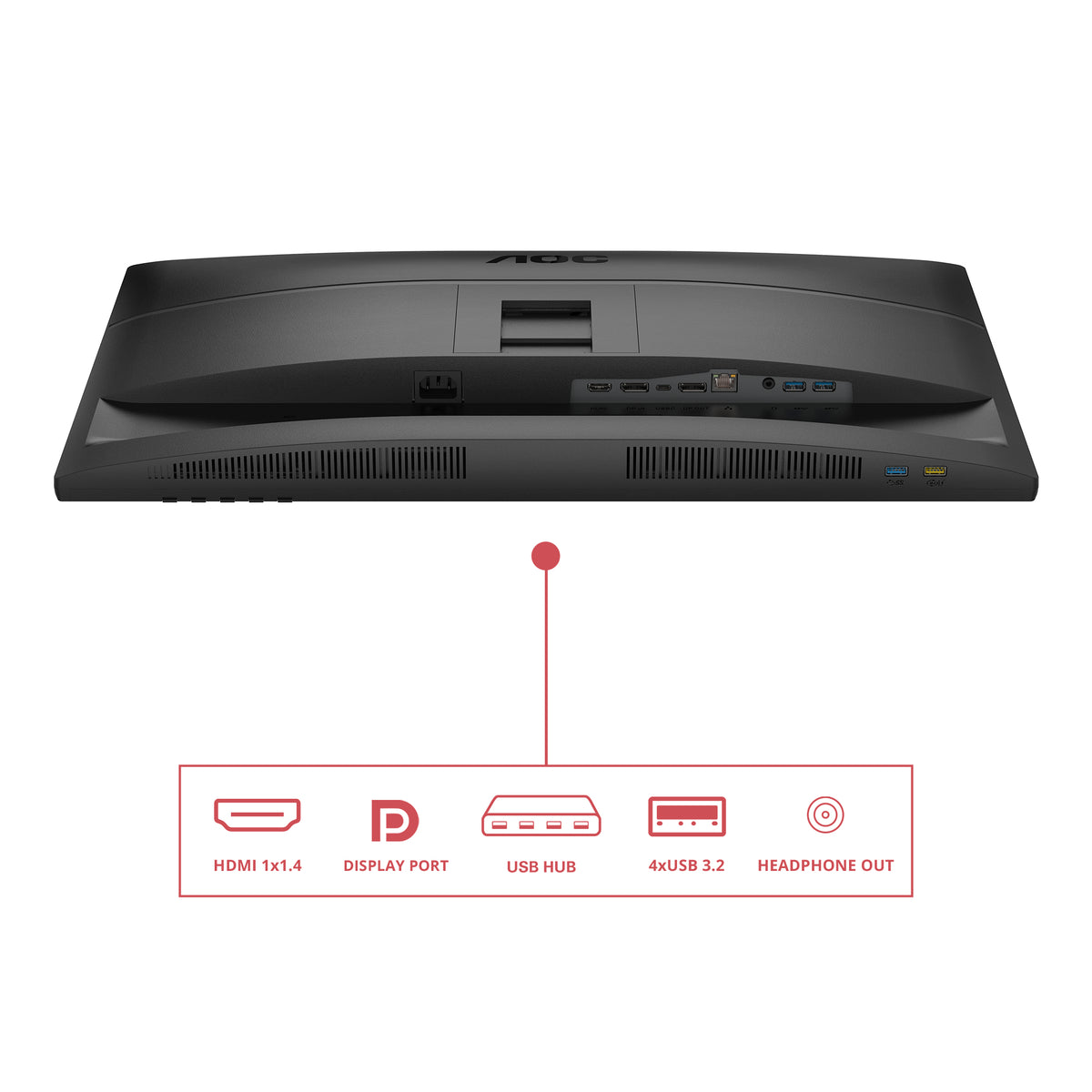 AOC 27E4CV Computerbildschirm 68,6 cm (27") 1920 x 1080 Pixel Full HD LED Schwarz