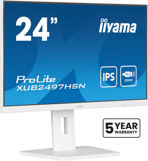 iiyama ProLite XUB2497HSN-W1 Computerbildschirm 60,5 cm (23.8") 1920 x 1080 Pixel Full HD LED Weiß