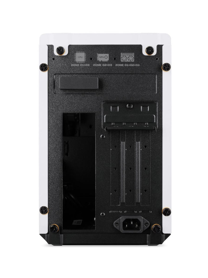 Acer DC.Z3XEE.001 Computer-Gehäuse Desktop Schwarz, Weiß
