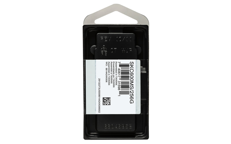 Kingston Technology 256G SSD KC600 SATA3 mSATA