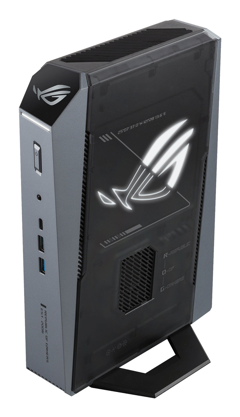 ASUS ROG GR70-N90039AN AMD Ryzen™ 9 9955HX 32 GB DDR5-SDRAM 1 TB SSD NVIDIA GeForce RTX 5070 Windows 11 Home Mini PC PC Schwarz