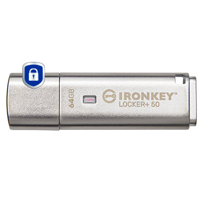 Kingston Technology IronKey 64GB IKLP50 AES USB, w/256bit Encryption