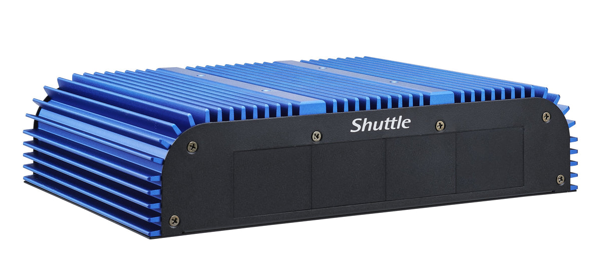 Shuttle BPCAL02-i3 industrial Box-PC, Core i3-1215U , 2x SO-DIMM, 2x LAN, 1x COM, 1xHDMI,4x USB, lüfterlos, 24/7 Dauerbetrieb