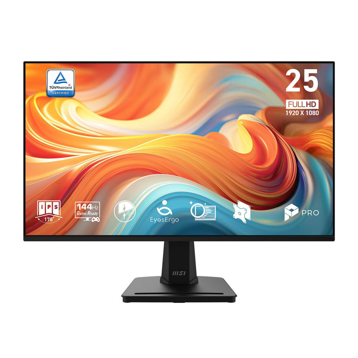 MSI Pro MP251 E14L Computerbildschirm 62,2 cm (24.5") 1920 x 1080 Pixel Full HD Schwarz