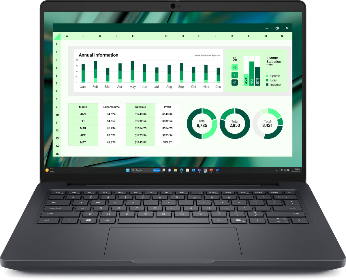 DELL Pro Max 14 MC14250 Intel Core Ultra 7 265H Mobiler Arbeitsplatz 35,6 cm (14") Full HD+ 16 GB LPDDR5x-SDRAM 512 GB SSD NVIDIA RTX PRO 500 Blackwell Wi-Fi 7 (802.11be) Windows 11 Pro Deutsch Schwarz